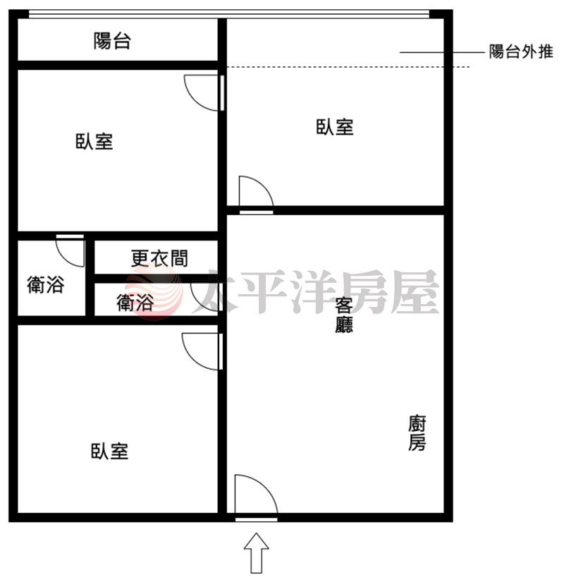 西門町電梯3房,台北市萬華區武昌街二段