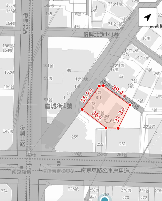 慶城街希爾頓大廈持分土地I,台北市松山區敦化段